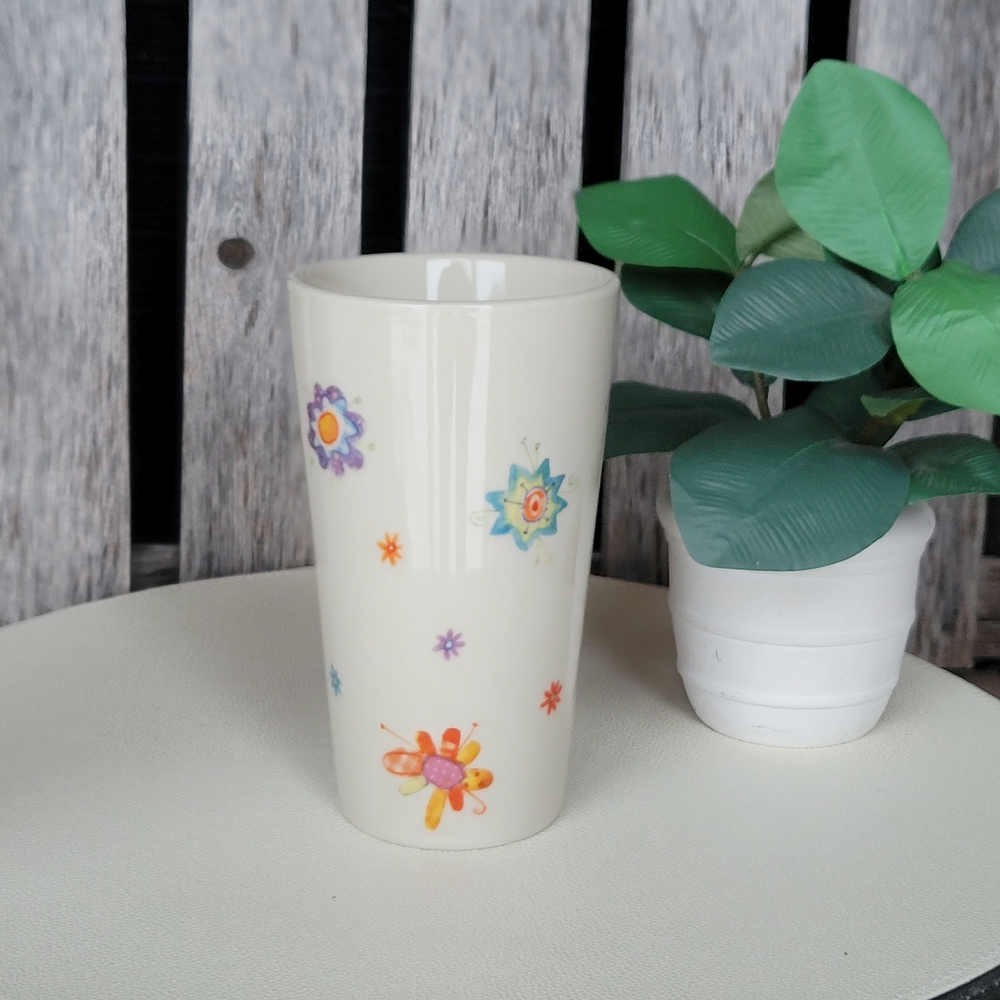 Natural Life Floral Ceramic Mug with Inspirational Quote - Picture 7 of 9